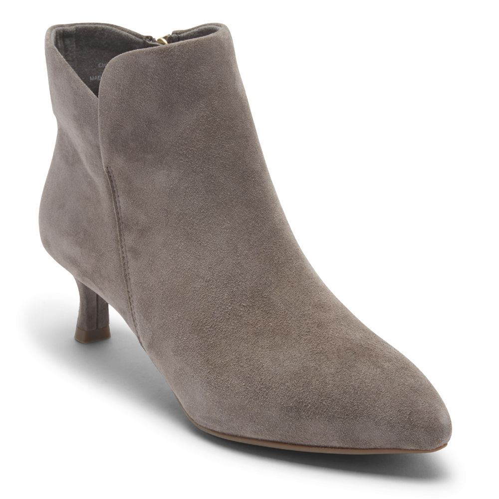 Rockport Boots For Womens Grey - Total Motion Alaiya Ankle - AP9475038